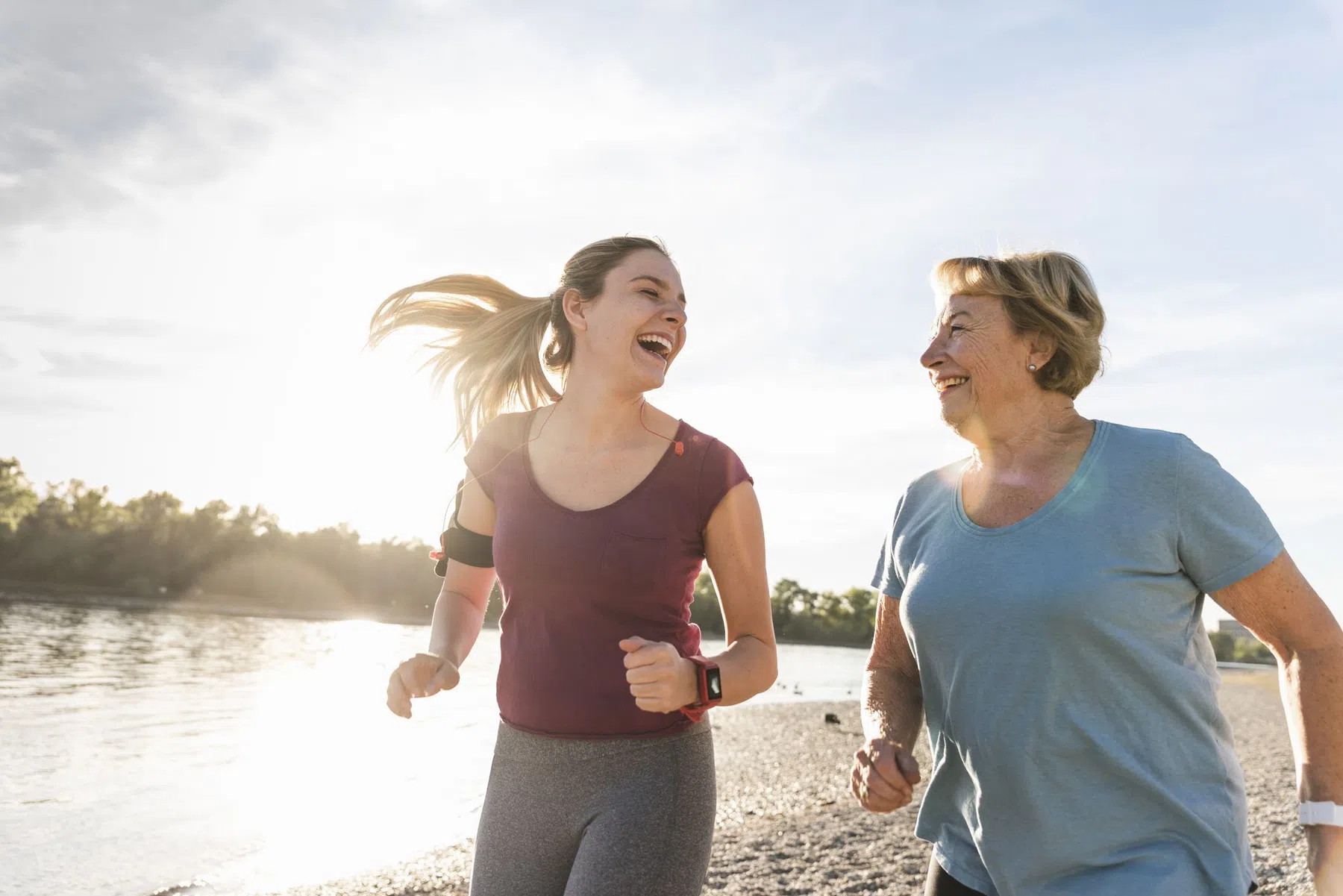 hardlopen langzamer overgang
