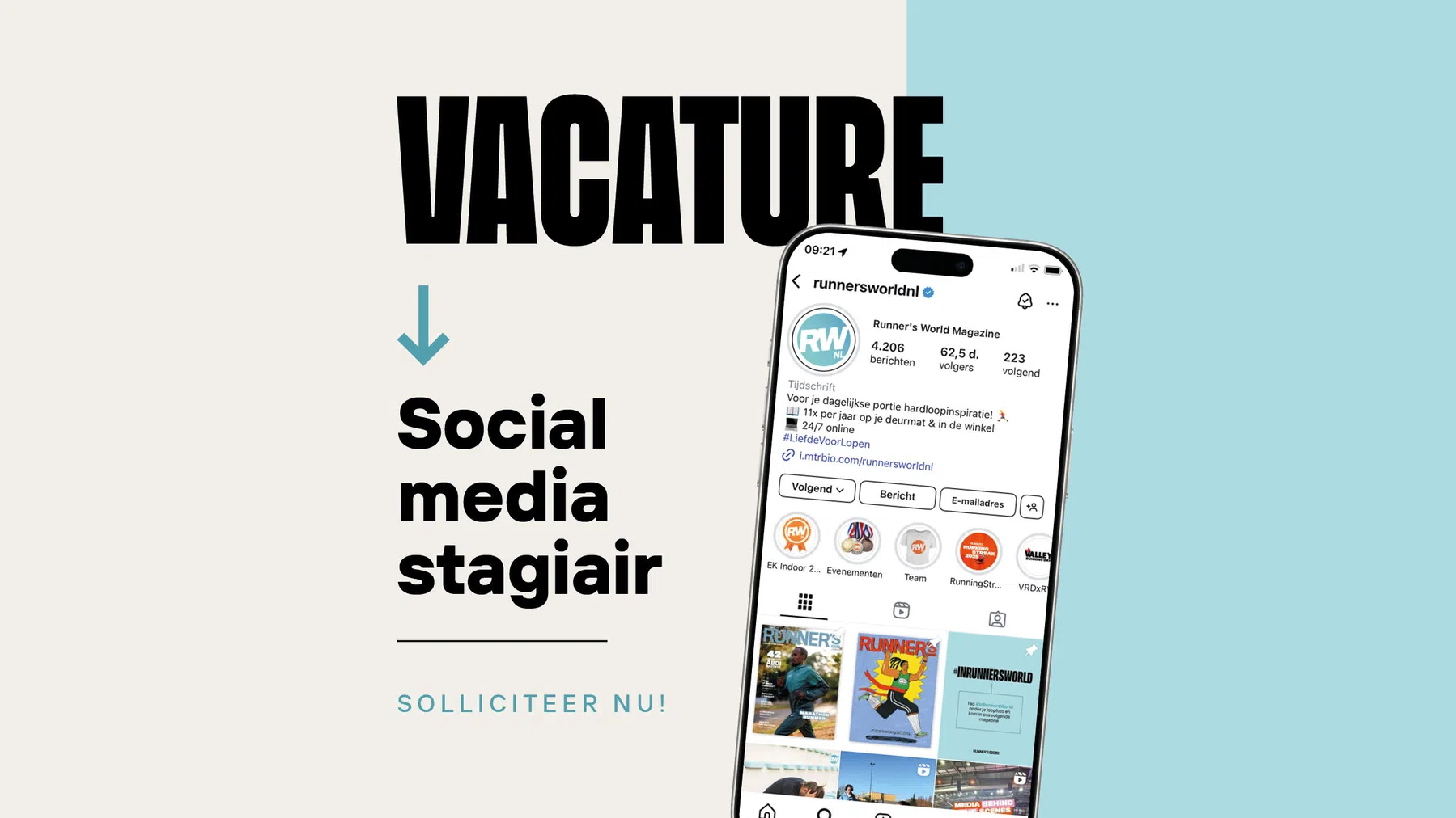 Vacature: Runner's World zoekt een Social Media Stagiair!