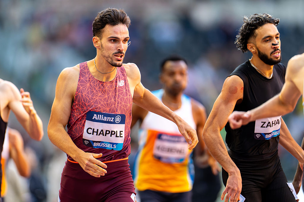 Samuel Chapple sterke 800 meter race derde plek Brussel
