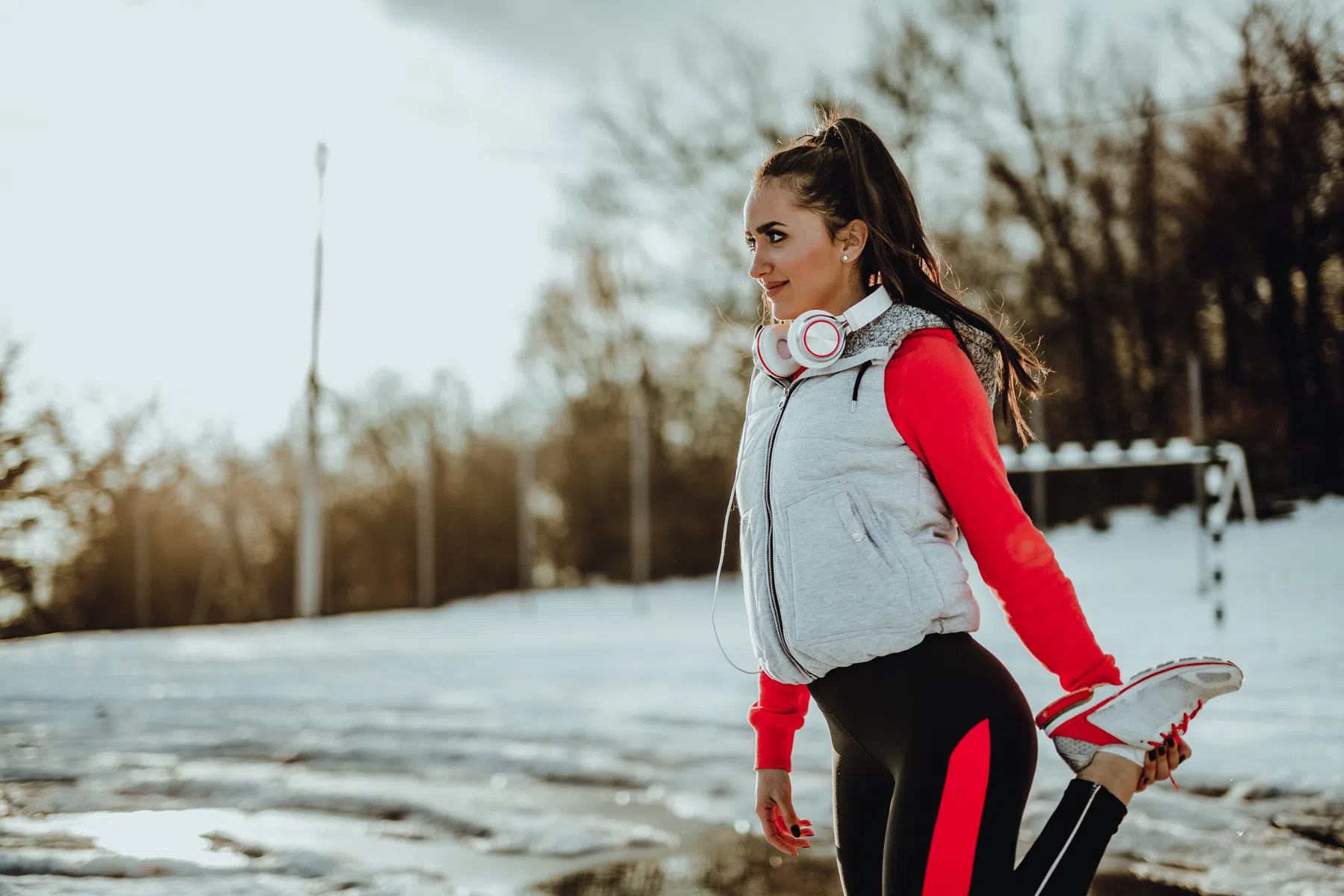 6x warme hardloop bodywarmers voor dames