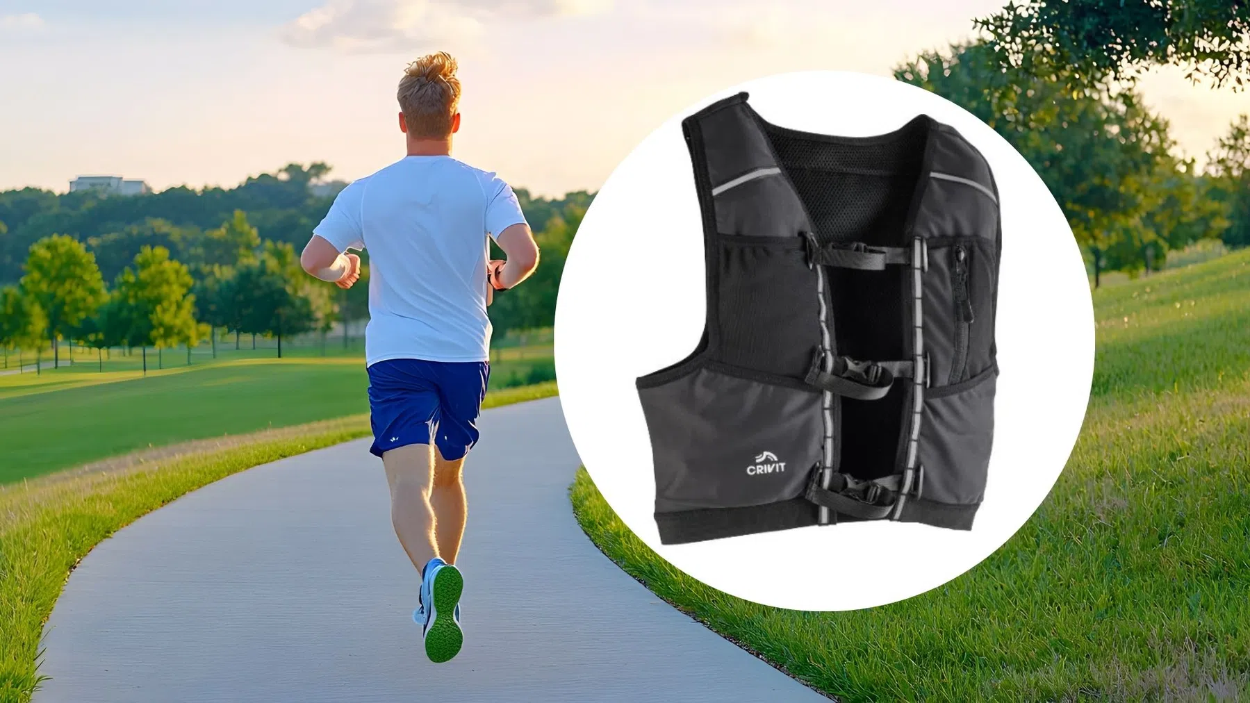 Spullen mee tijdens het hardlopen? Je scoort dit Lidl-hardloopvest voor een prikki