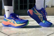 Thumbnail for article:  Review ASICS Superblast 3: 'Je bounced met deze hardloopschoen zo je training door'