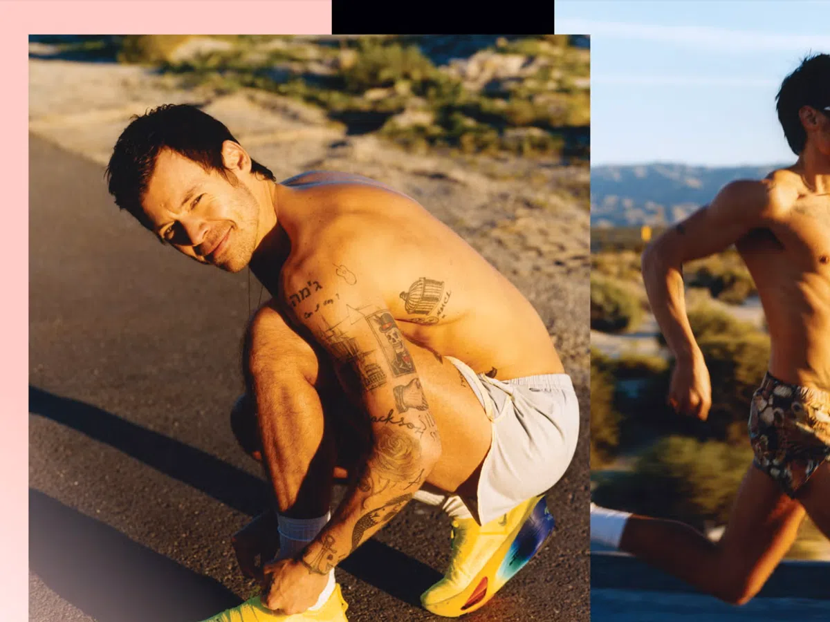 Harry Styles is er een van ons: 'Met hardlopen kan ik mezelf verslaan'