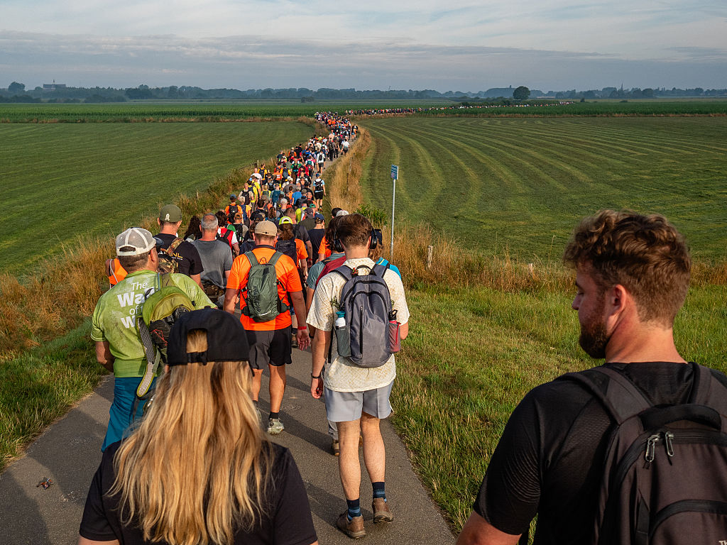 Kan je de Nijmeegse Vierdaagse uitlopen zonder training?