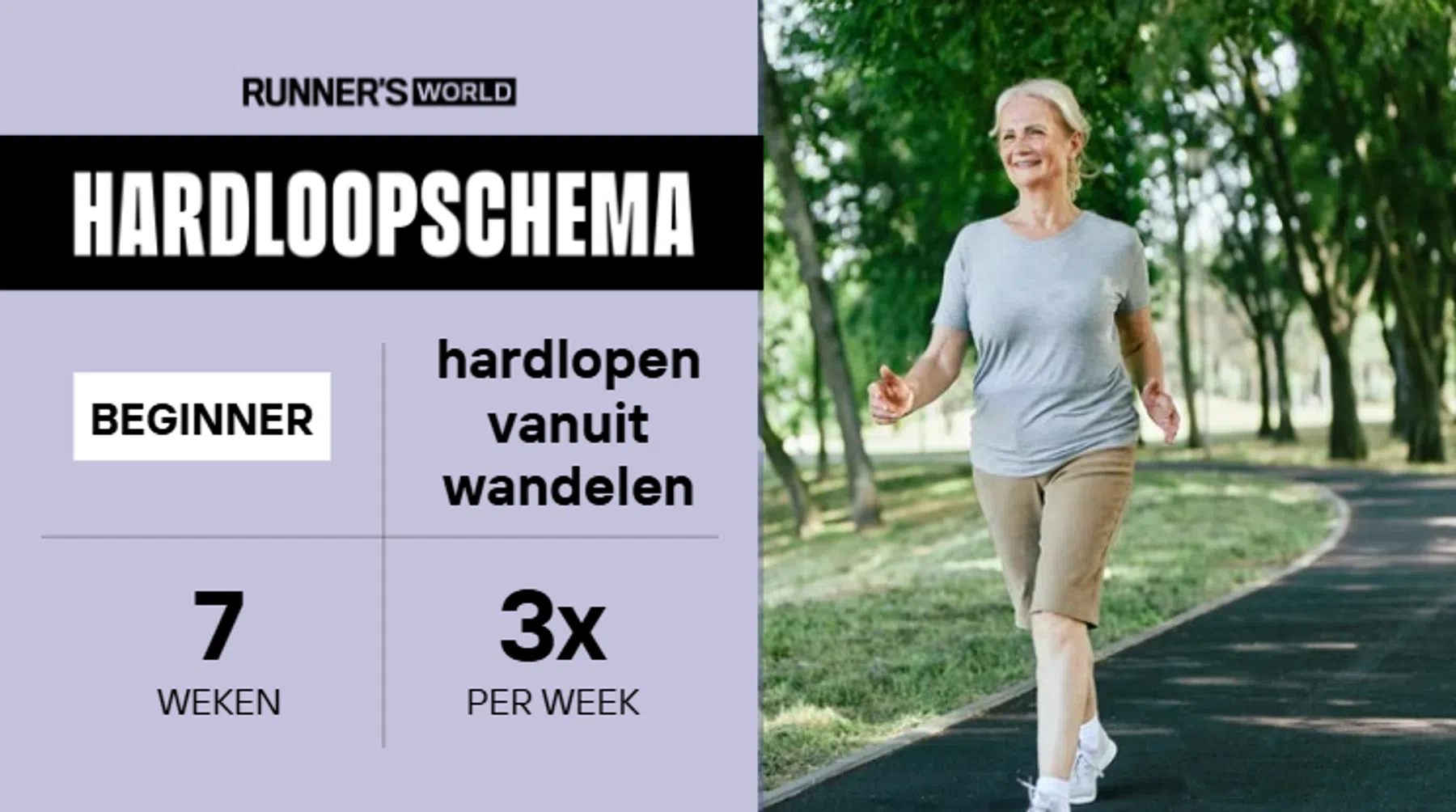 hardloopschema voor beginners | Hardlopen