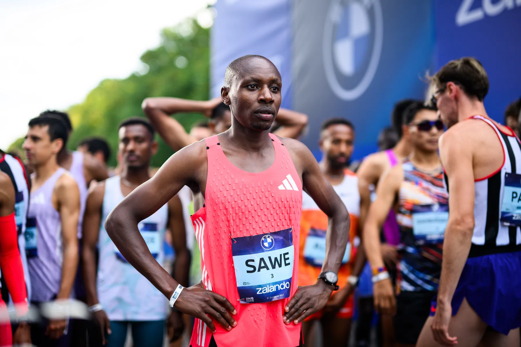 Sabastian Sawe mist Marathon Berlijn door blessure