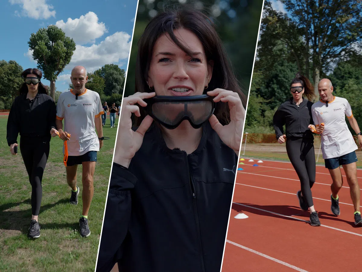 Blind vertrouwen: dit doet een Running Blind-buddy 